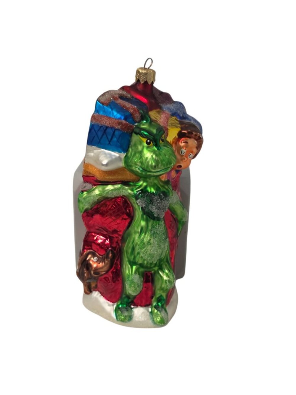 Christopher Radko The Grinch and Whozits Dr Seuss Glass Ornament 1997